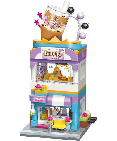 Bubble Tea Shop Building Block Set (302 Pieces) Model City Store for Kids and Adults $33.37 Toy Building Sets