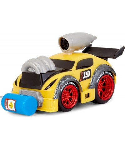 Wreck Royale Exploding Crashing Tooned Out Race Car with 4 Mix 'N Match Explosive Parts $33.15 Toy Vehicle Playsets