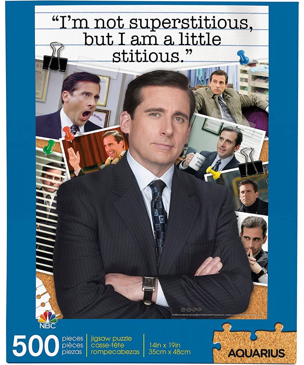 The Office Michael Scott Puzzle (500 Piece Jigsaw Puzzle) - Officially Licensed The Office Merchandise & Collectibles - Glare...