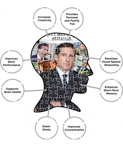 The Office Michael Scott Puzzle (500 Piece Jigsaw Puzzle) - Officially Licensed The Office Merchandise & Collectibles - Glare...