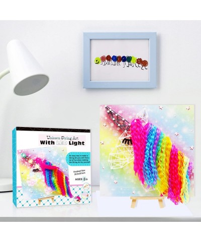 Crafts for Girls Ages 8-12 String Art Kit Unicorn String Art Kit for Kids Unicorn Craft Kit with LED Light String Art Kits fo...