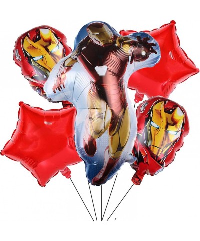 5PCS Superhero Iron Man Foil Balloons for Kids Birthday Baby Shower Iron Man Theme Party Decorations $15.38 Kids' Party Decor...