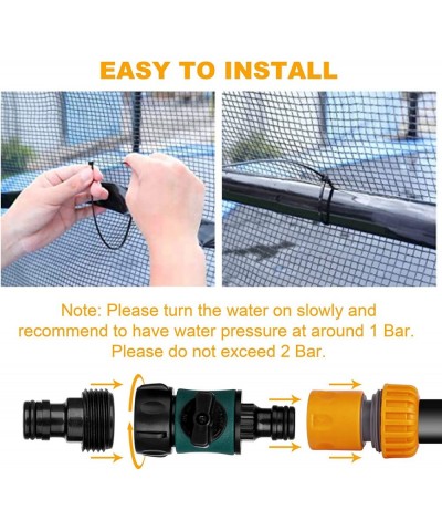 Trampoline Sprinkler for Kids Heavy Duty Trampoline Sprinkler Waterpark Summer Fun Outdoor Water Games Yard Toys Sprinklers B...