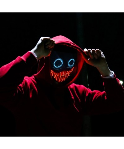 Halloween 2022 new Scary Mask LED Lighting Mask for Festive Cosplay Halloween Costume Masquerade Party Carnival Gift $14.84 K...