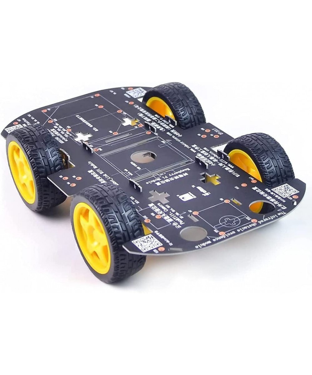 Robot Kit 4WD Robot Car Smart Chassis Kit with 4 TT Motor for UNO R3/Mega 2560/Raspberry Pi/Jetson Nano Smart Robot Car Chass...