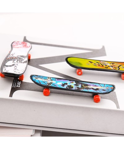 38 Pieces Finger Skateboards Toy Skateboard Fingerboards Mini Skateboards for Fingers Creative Fingertips Movement Party Favo...