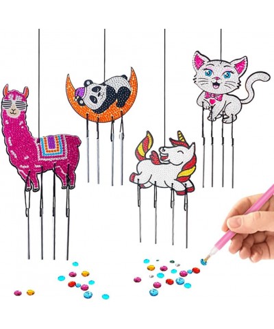 5D Diamond Painting DIY Wind Chimes for Kids - Diamond Art Stickers & Wood Craft Kit w/ Diamond Art for Children Ages 6 - 7 -...