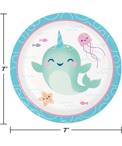 Narwhal Party Birthday Party Pack – Includes 7” Paper Plates & Beverage Napkins Plus 24 Birthday Candles – Serves 16 $28.78 K...