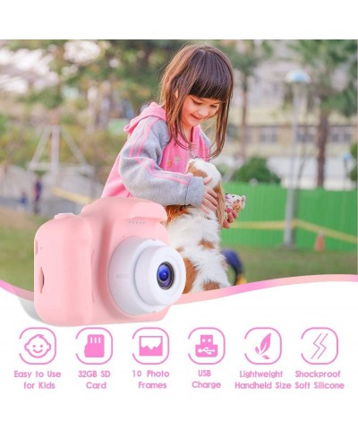 Kids Camera Little Toys Camera for 3-7 Year Old Girls Toddler Video Recorder 1080P 2 Inch Children Digital Camera Birthday Fe...