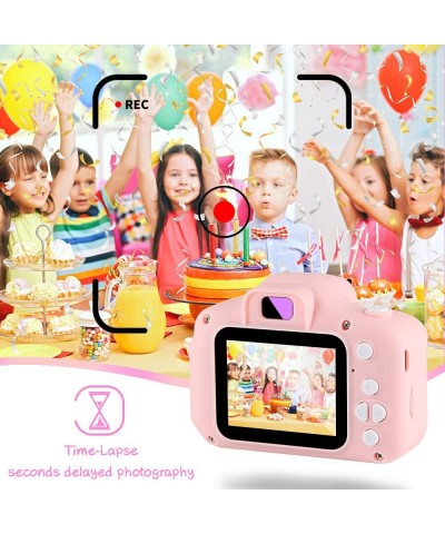 Kids Camera Little Toys Camera for 3-7 Year Old Girls Toddler Video Recorder 1080P 2 Inch Children Digital Camera Birthday Fe...