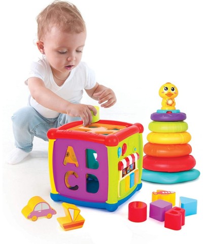 JOYIN Baby Activity Center Flashing Baby Stack Toys with Shape Color Sorting Alphabet Activity Cube Music Cute Toys $34.14 Ea...