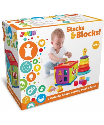 JOYIN Baby Activity Center Flashing Baby Stack Toys with Shape Color Sorting Alphabet Activity Cube Music Cute Toys $34.14 Ea...