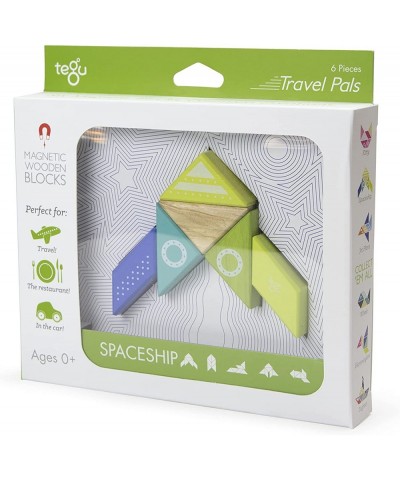 6 Piece Travel Pal Magnetic Wooden Block Set Spaceship $41.88 Magnet Toys