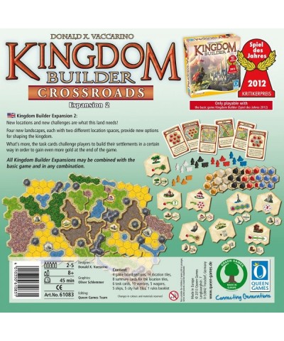 Kingdom Builder: Crossroads Board Game Expansion $49.40 Board Games