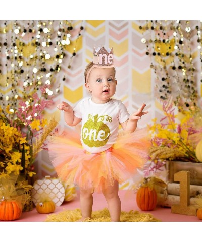 Pumpkin 1st Birthday Crown - Pumpkin Birthday Decorations Floral Pumpkin Birthday Crown Birthday Tiara $19.80 Kids' Party Hats