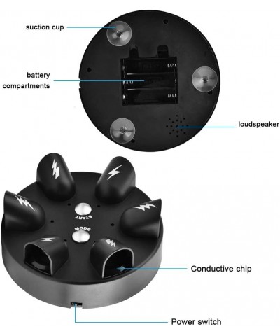 Electric Shock Lie Detector 2 Punishment Functions Polygraph Truth Party Game Shocking Finger Roulette Toy Plastic Roulette S...
