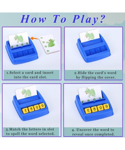 Educational Toys for 4 5 6 Year Old Boy Gifts Kids Learning Activities Sight Words Flash Cards Kindergarten Spelling Learning...