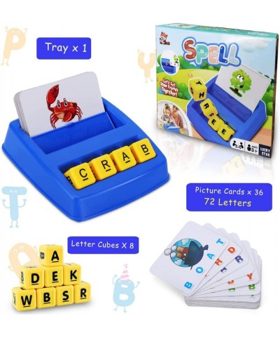 Educational Toys for 4 5 6 Year Old Boy Gifts Kids Learning Activities Sight Words Flash Cards Kindergarten Spelling Learning...