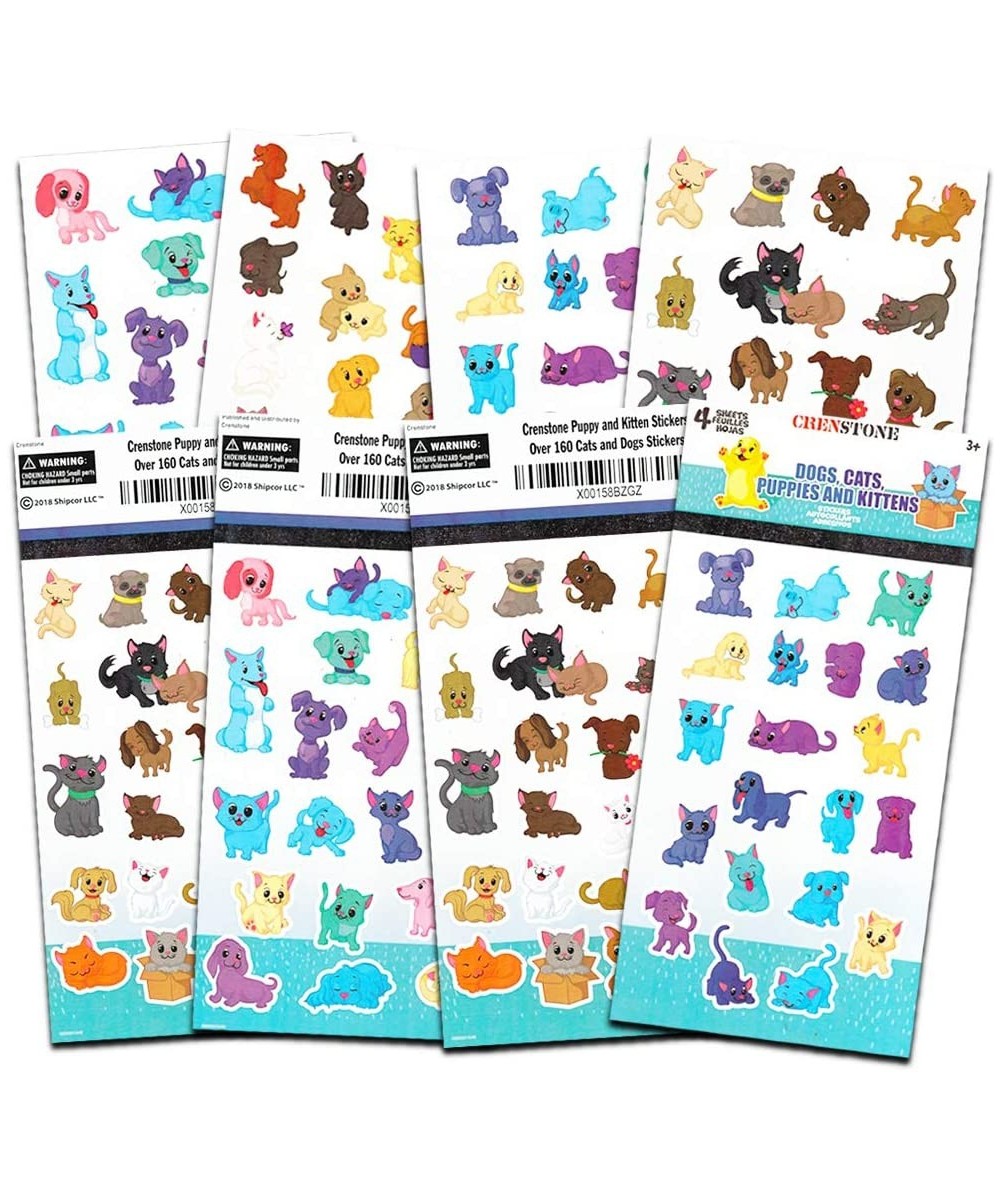 Puppy and Kitten Stickers Party Supplies Pack Kids Toddler -- Over 160 Stickers (Cats Dogs Kittens and Puppies!) $13.90 Kids'...