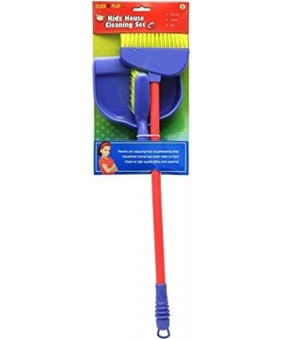 Click N’ Play Kids Play Cleaning Set Broomstick Dustpan and Brush Pretend Play House Cleaning Toys for Toddlers & Kids (3 Pie...