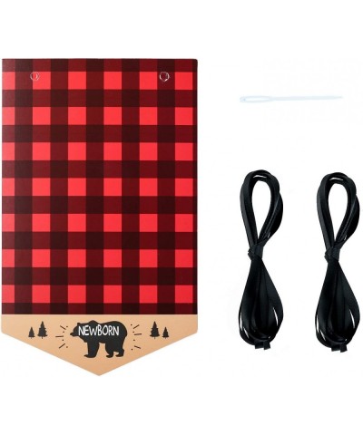 Lumberjack First Birthday Photo Banner Baby Monthly Photo Prop Buffalo Plaid Camping Bunting Garland Woodland Party Decor $19...