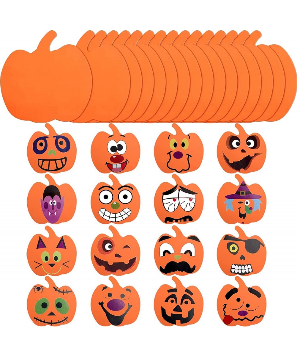 Halloween Foam Pumpkin Craft Kit and Pumpkin Stickers DIY Self-Adhesive Halloween Decorations for Kids $26.40 Craft Kits