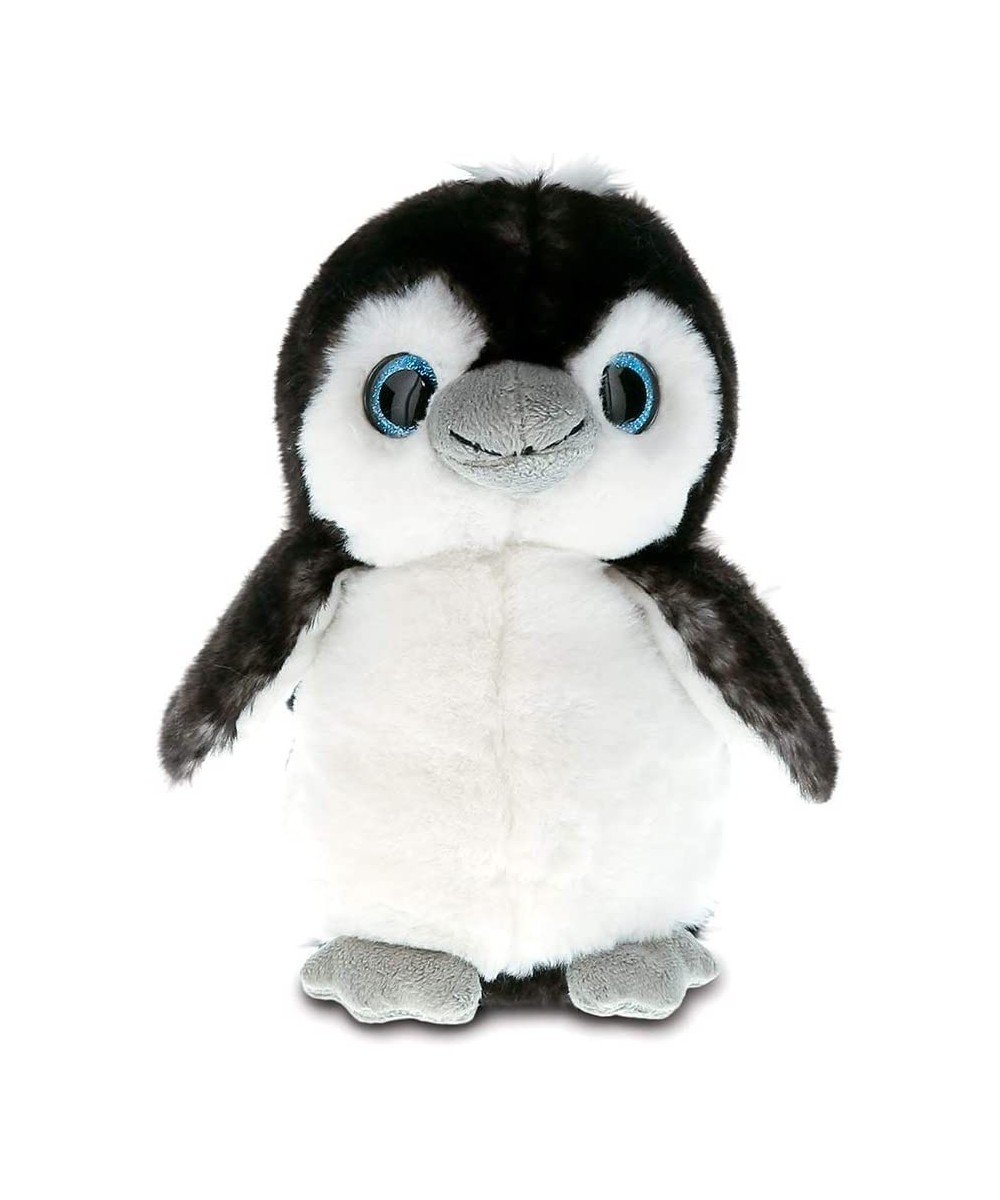 Plush Penguin Stuffed Animal - Soft Fur Huggable Marine Grey Penguin Adorable Fluffy Penguin Plush Toy Cute Sea Life Cuddle G...