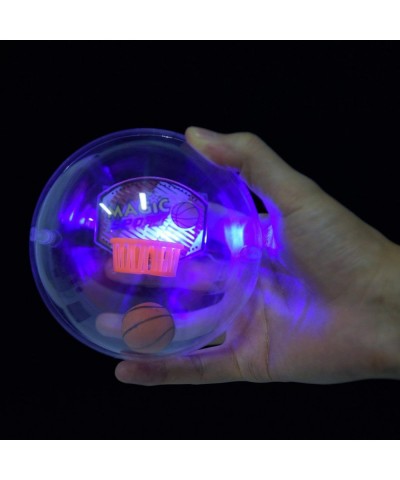 Shoot a Basketball Mini Handheld Shooting Ball Electronic Game Party Favor Anti-Stress Novelty Toys with LED Lights and Sound...