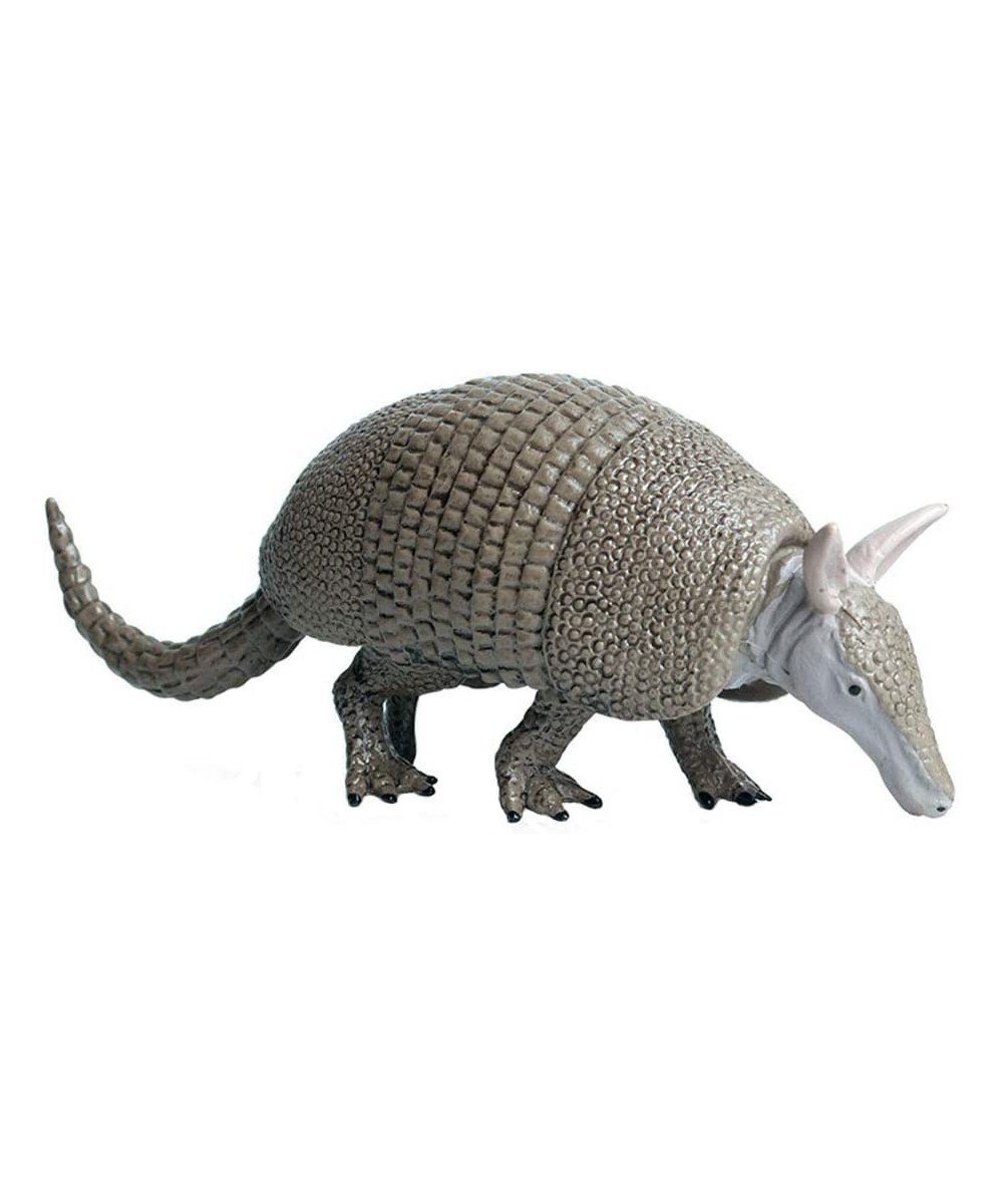 Realistic Animal Figures Armadillo Figurines Science Project Cake Topper Early Educational Toys Birthday for Toddlers Kids Ag...