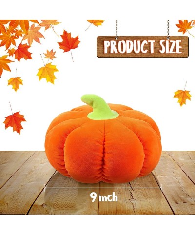 4 Pieces Stuffed Pumpkin Fluffy Pumpkin Plush Toy Thanksgiving Halloween Pumpkins Decorative Couch Throw Pillow Pumpkin Toys ...