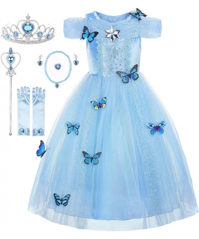 Girls Butterfly Princess Dress Flower Girls Birthday Halloween Cosplay Party Costume $43.36 Kids' Costumes