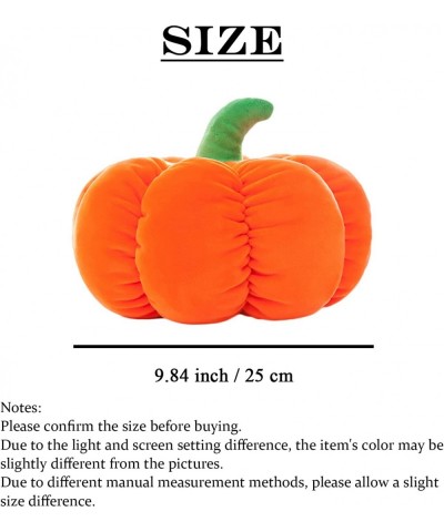 9.84" Stuffed Pumpkin Plush Toy Pillow Halloween Pumpkin Decor Gifts for Kids $20.71 Kids' Plush Toy Pillows