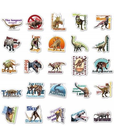 100 PCS Dinosaur Stickers Dinosaur Waterproof Stickers Vinyl Stickers for Water Bottle Laptop Phone Skateboard Stickers for T...