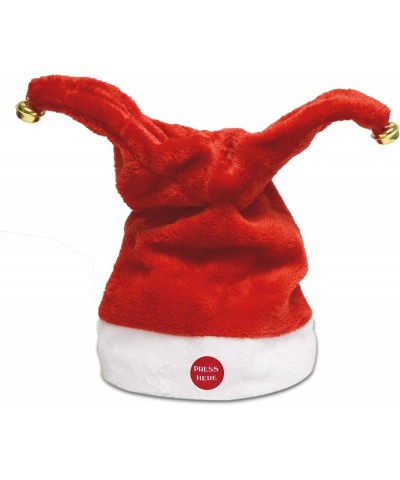 Singing Dancing Santa Hat Moving Christmas Hat Party Cap (AA Batteries Not Included) (2) Red $47.37 Kids' Dress-Up Accessories