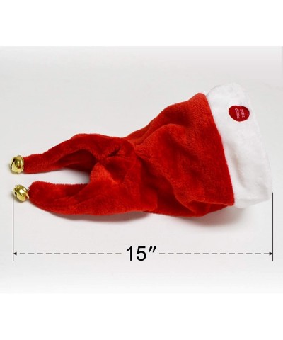 Singing Dancing Santa Hat Moving Christmas Hat Party Cap (AA Batteries Not Included) (2) Red $47.37 Kids' Dress-Up Accessories