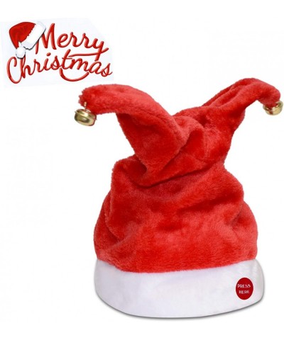 Singing Dancing Santa Hat Moving Christmas Hat Party Cap (AA Batteries Not Included) (2) Red $47.37 Kids' Dress-Up Accessories