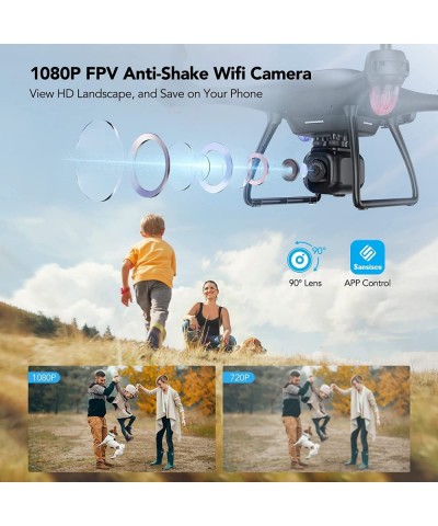 Drone with Camera for Adults 1080P Beginner Drone with 2 Batteries 40 Mins Flight Time RC Quadcopter with One Key Fly Altitud...