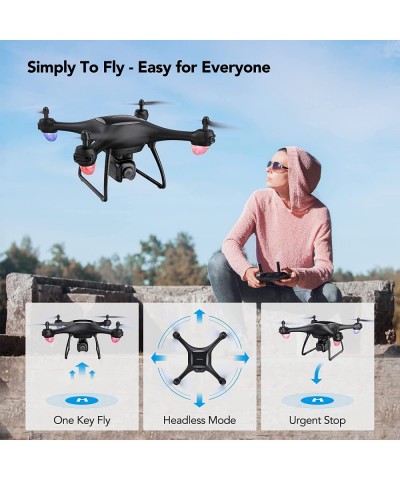 Drone with Camera for Adults 1080P Beginner Drone with 2 Batteries 40 Mins Flight Time RC Quadcopter with One Key Fly Altitud...