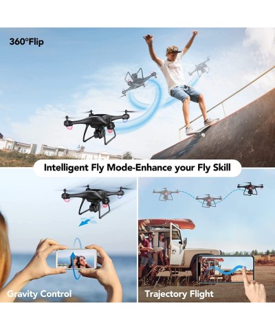 Drone with Camera for Adults 1080P Beginner Drone with 2 Batteries 40 Mins Flight Time RC Quadcopter with One Key Fly Altitud...