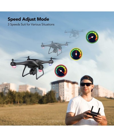 Drone with Camera for Adults 1080P Beginner Drone with 2 Batteries 40 Mins Flight Time RC Quadcopter with One Key Fly Altitud...