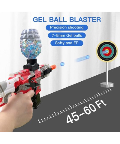 Gel Ball Blaster Full Auto Splatter Ball Blasters with 50000 Water Beads Splatter Ball Blaster for Outdoor Activities Shootin...