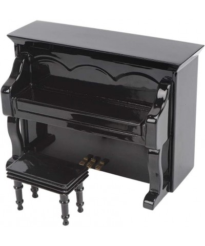 Kids Piano Musical Instrument Toy Piano Music Box Black Color Musical Model Upright Piano for Home Office Great Gift for Girl...