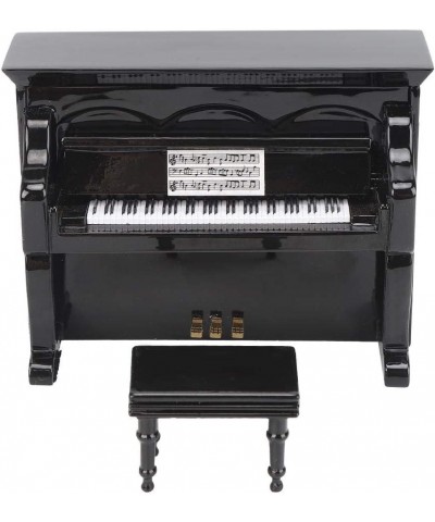 Kids Piano Musical Instrument Toy Piano Music Box Black Color Musical Model Upright Piano for Home Office Great Gift for Girl...