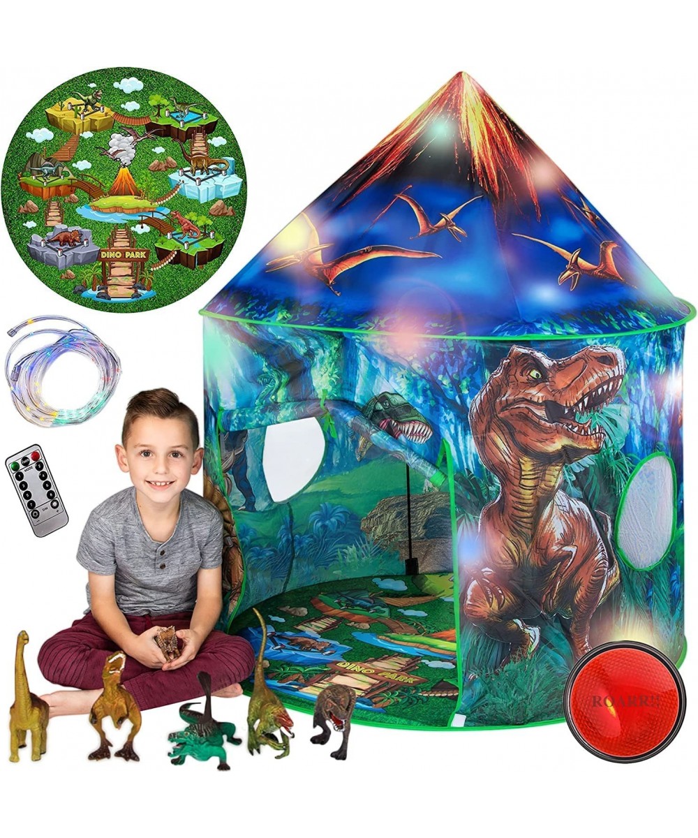 Dinosaur Pop-Up Kids’ Tent – Indoor & Outdoor Play Tent for Boys & Girls – Includes Tent Remote Controlled Lights Dinosaur Ro...