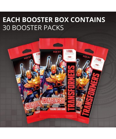 Transformers TCG: Rise of The Combiners Booster Box | 30 Booster Packs | 8 Transformers Cards Per Booster Pack $90.50 Card Games