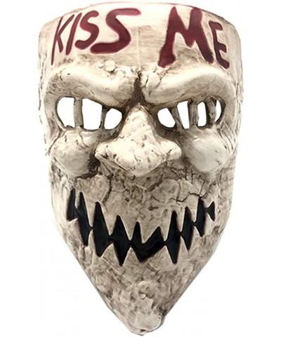 2020 PVC Halloween Election Horror New Year Kiss Me Cosplay Mask Costume Props (Red-Tooth) $23.48 Kids' Dress-Up Accessories