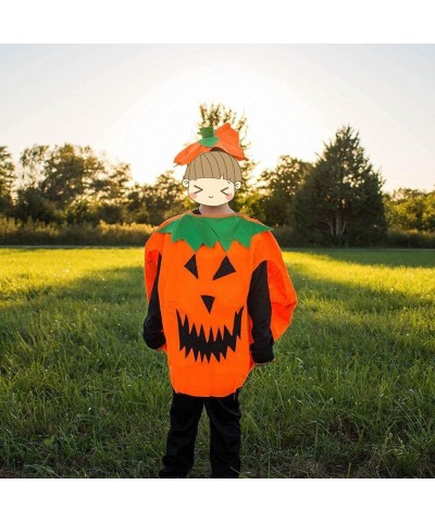 3PCS Halloween Cosplay Pumpkin Costume for Kids Children Cosplay Party Clothes $34.03 Kids' Costumes