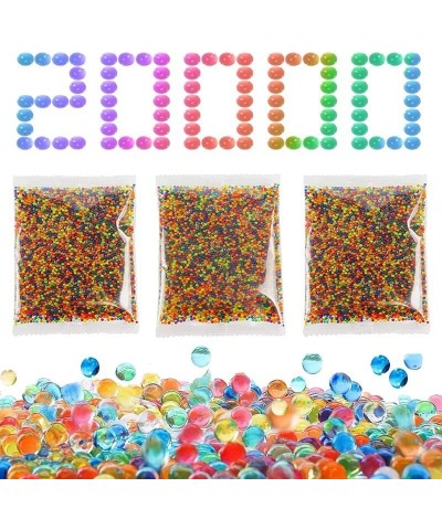 20000 PCS Gel Blaster Ammo Water Balls Beads Refill Ammo 10 Colors Mixed Water Bullets Beads Made for Non-Toxic Water Based B...