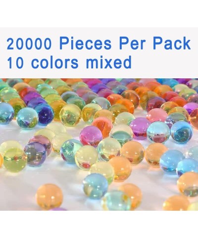 20000 PCS Gel Blaster Ammo Water Balls Beads Refill Ammo 10 Colors Mixed Water Bullets Beads Made for Non-Toxic Water Based B...