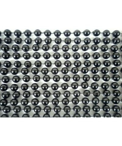 33 inch 07mm Round Black Mardi Gras Beads - 6 Dozen (72 Necklaces) $24.43 Kids' Dress-Up Accessories